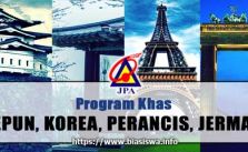 Biasiswa JPA Program Khas Jepun Korea Perancis dan Jerman